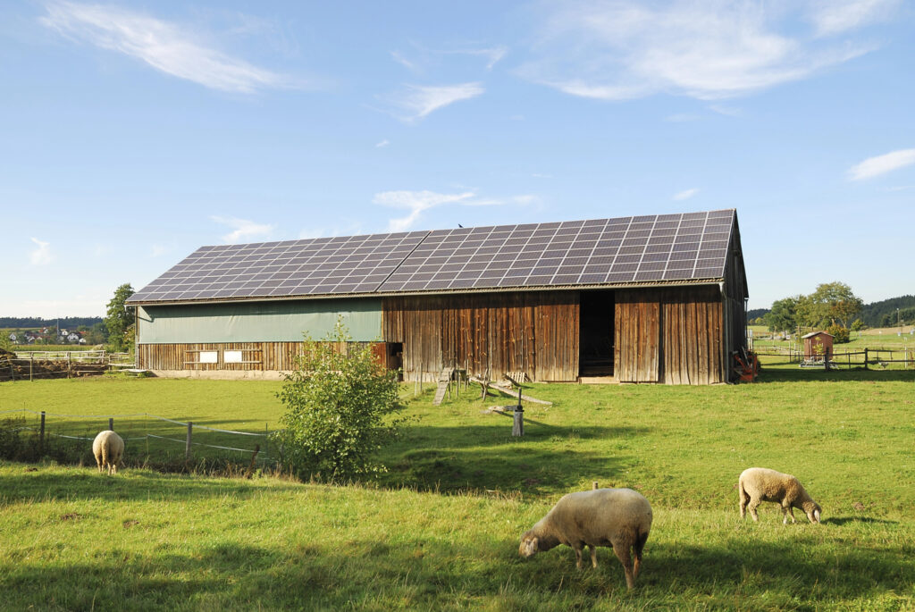 Eco solar barn